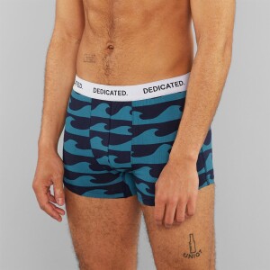 Dedicated Herren Boxershort Kalix Waves Navy