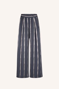 by bar Damen Hose Benji tie dye stripe blue