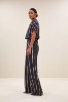 by bar Damen Hose Benji tie dye stripe blue