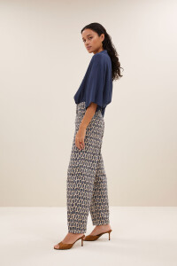 By bar Damen Jeans LEW paris cheetah print