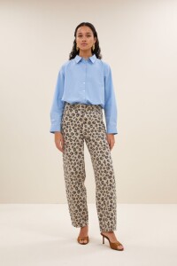 by bar Damen Bluse Joly poplin sky blue