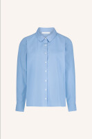 by bar Damen Bluse Joly poplin sky blue