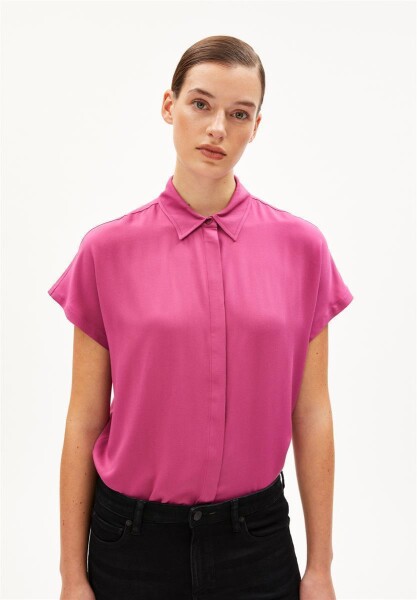 Armedangels Damen Bluse Larisaana crushed berry