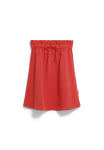 Armedangels Damen Rock Filizaa Mosaic Lino coral blue