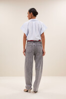 by bar Damen Hose begum denim jeans grey