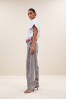by bar Damen Hose begum denim jeans grey