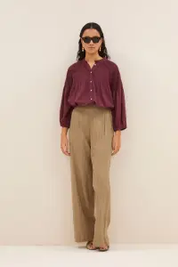 by bar Damen Hose Benji lurex gold