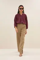 by bar Damen Hose Benji lurex gold