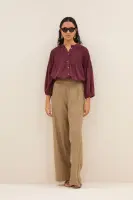 by bar Damen Hose Benji lurex gold
