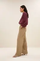by bar Damen Hose Benji lurex gold