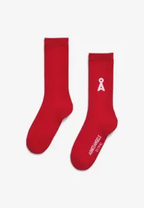Armedangels Unisex Socken Saamus Bold scarlet red