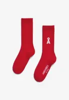 Armedangels Unisex Socken Saamus Bold scarlet red