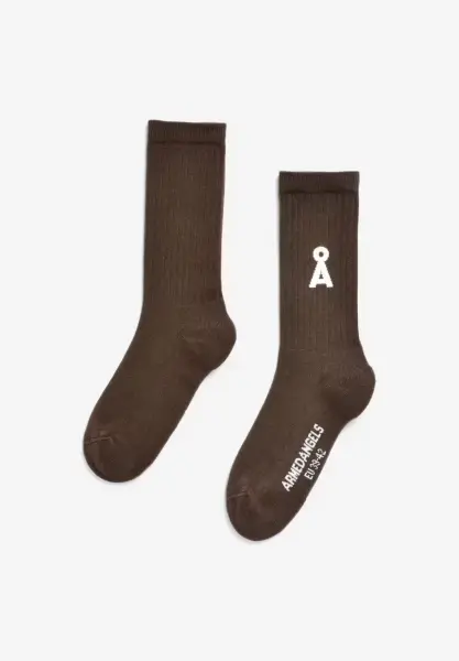 Armedangels Unisex Socken Saamus Bold tree shade