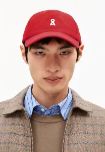 Armedangels Unisex Basecap Yenaas Bold scarlet red