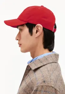 Armedangels Unisex Basecap Yenaas Bold scarlet red