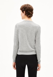 Armedangels Damen Cardigan Ophaliaa merino light grey...