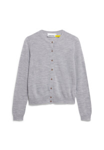 Armedangels Damen Cardigan Ophaliaa merino light grey melange