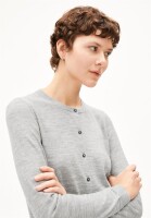 Armedangels Damen Cardigan Ophaliaa merino light grey melange