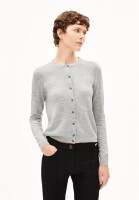 Armedangels Damen Cardigan Ophaliaa merino light grey melange