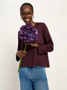 Lanius Damen Bluse aus Tencel™ bordeaux