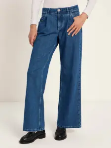 Lanius Damen Hose High-Waist Marlenejeans mit Bundfalte...
