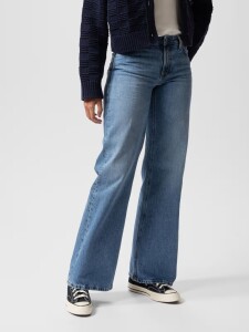 Nudie Jeans Damen Hose Wide Heidi worn treasure