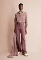 Armedangels Damen Bluse Louilaa Striped light berry-ice grape