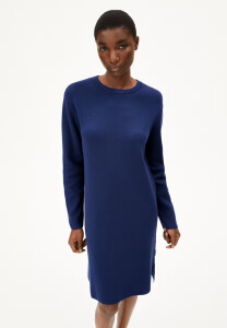 Armedangels Damen Strickkleid Rosanniaas blue noon