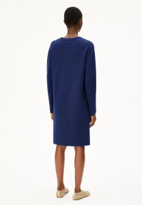 Armedangels Damen Strickkleid Rosanniaas blue noon