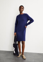 Armedangels Damen Strickkleid Rosanniaas blue noon