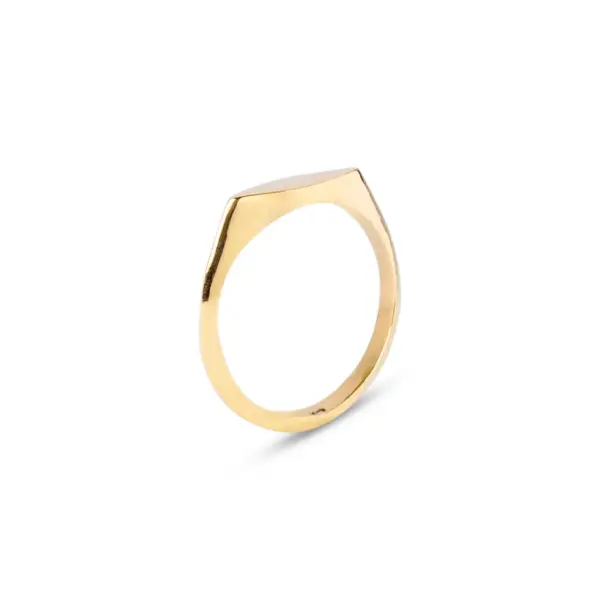Ting Goods Ring Signet oval Messing