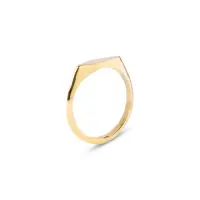 Ting Goods Ring Signet oval Messing