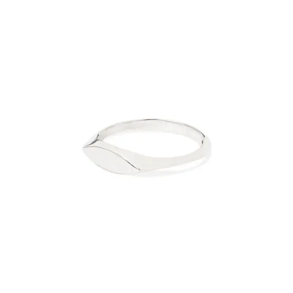 Ting Goods Ring Signet oval silber