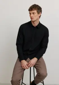 Recolution Herren Hemd Nutmeg black