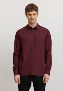 Recolution Herren Hemd Nutmeg dark plum