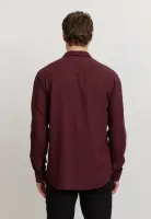 Recolution Herren Hemd Nutmeg dark plum