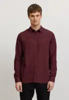 Recolution Herren Hemd Nutmeg dark plum