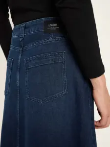 Lanius Damen Jeans Rock GOTS dark blue denim