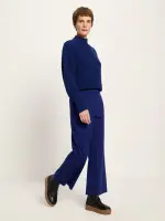Lanius Damen Hose Culotte OCS purple blue