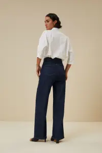 by bar Damen Hose Lina denim pants dark denim