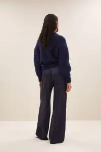 by bar Damen Hose Benji metallic midnight