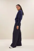 by bar Damen Hose Benji metallic midnight