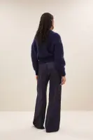 by bar Damen Hose Benji metallic midnight