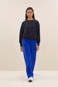 by bar Damen Sweater Bibi Lucky curve midnight/blue
