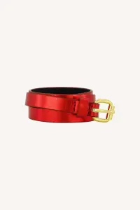 by bar Damen Gürtel Julie gloss scarlet red