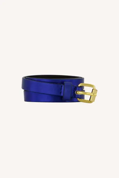 by bar Damen Gürtel Julie gloss gem blue