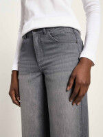 Lanius Damen Jeans relaxed GOTS dark grey denim