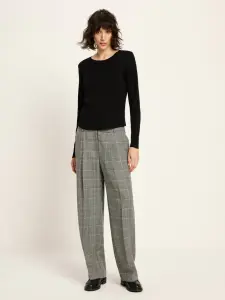 Lanius Damen Longsleeve Langarmshirt GOTS black