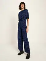 Lanius Damen Jumpsuit 14421 print painted animal midnight
