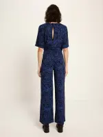 Lanius Damen Jumpsuit 14421 print painted animal midnight